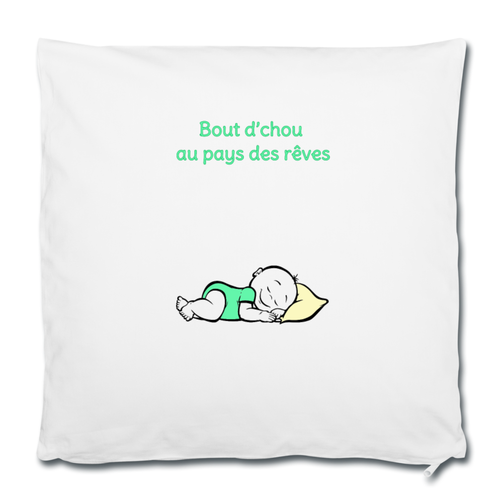 Pillowcase 16” x 16” (40 x 40 cm) - blanc