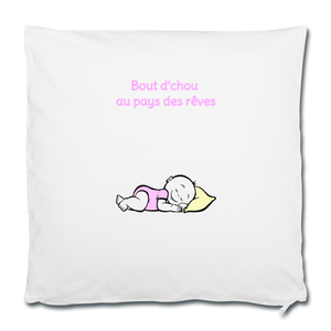 Pillowcase 16” x 16” (40 x 40 cm) - blanc