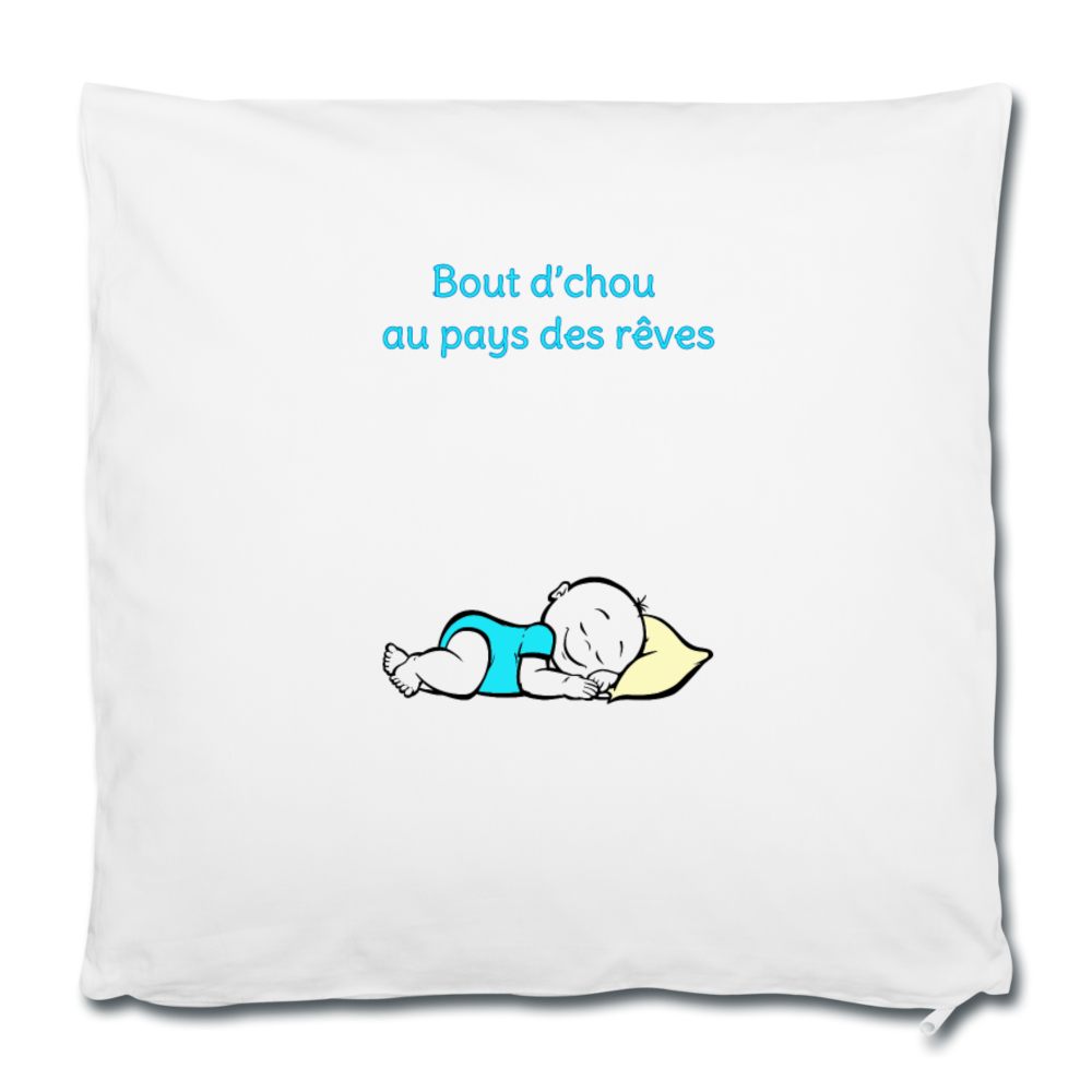 Pillowcase 16” x 16” (40 x 40 cm) - blanc