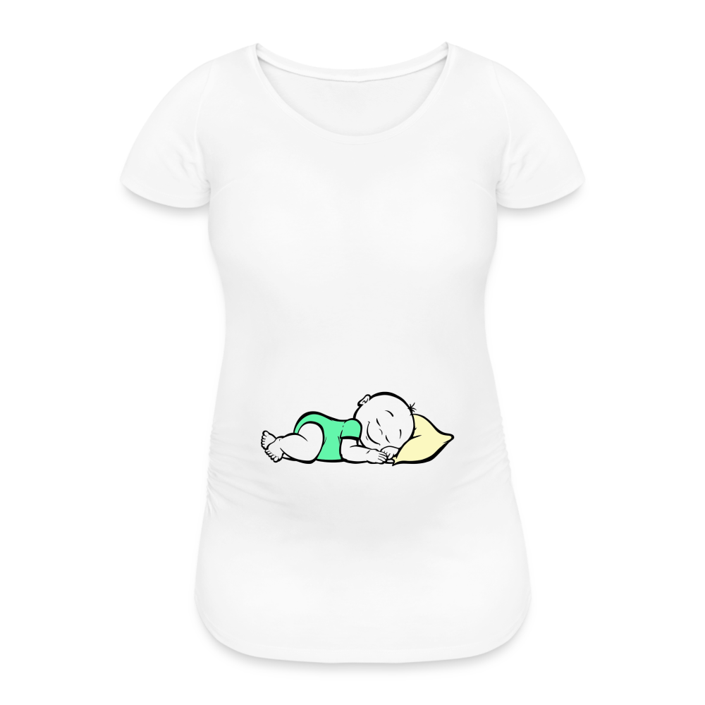 Doux Rêveur – Vert – T-Shirt Blanc - white