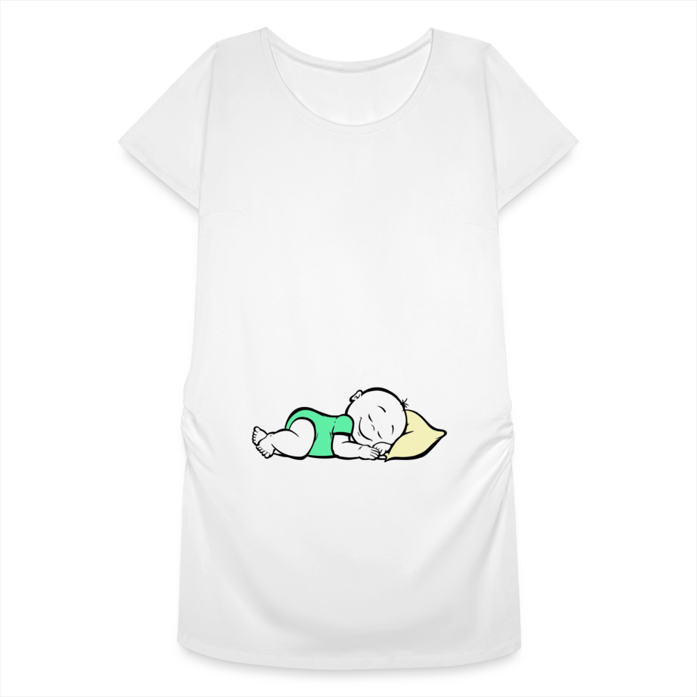 Doux Rêveur – Vert – T-Shirt Blanc - white