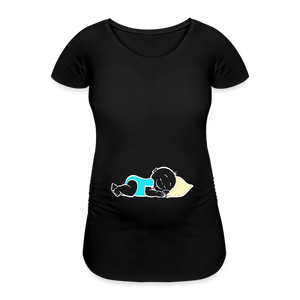 Doux Rêveur – Bleu – T-Shirt Noir - black