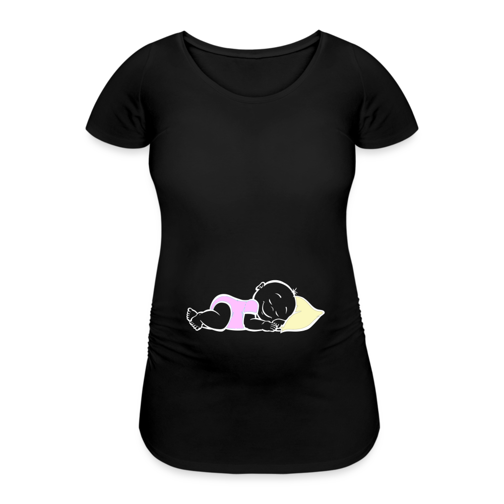 Doux Rêveur – Rose – T-Shirt Noir - black