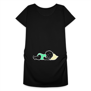 Doux Rêveur – Vert – T-Shirt Noir - black