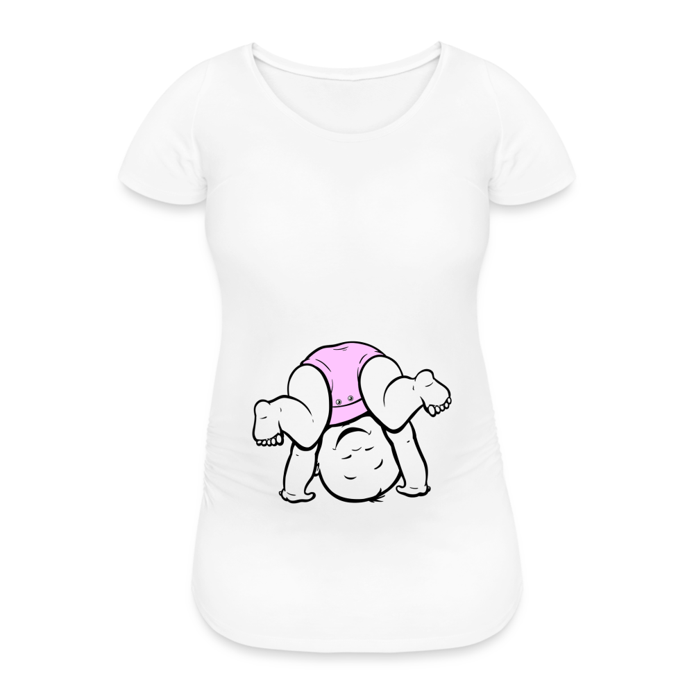 Grand Sportif – Rose – T-Shirt Blanc - white