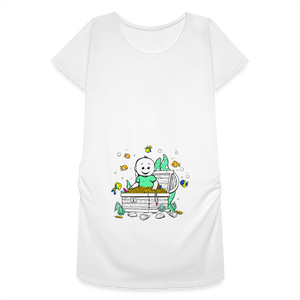 Trésor Précieux – Vert – T-Shirt Blanc - white