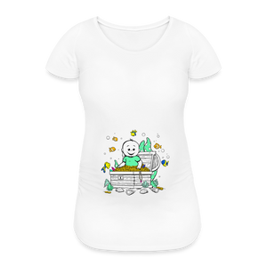 Trésor Précieux – Vert – T-Shirt Blanc - white