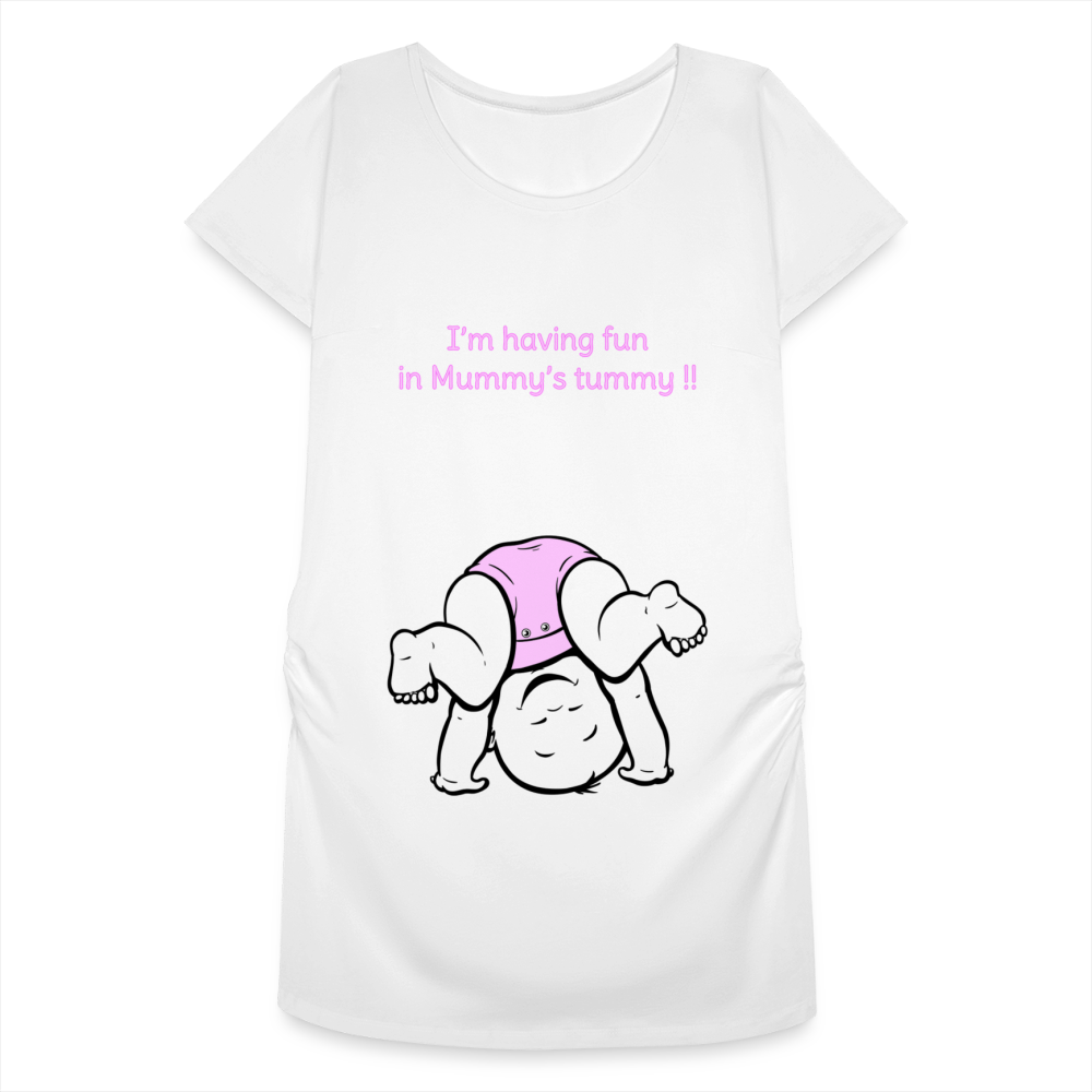 Cute Athlete – Pink – White T-shirt - white