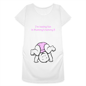 Cute Athlete – Pink – White T-shirt - white