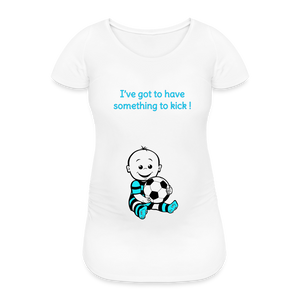 Football Baby – Blue – White T-shirt - white