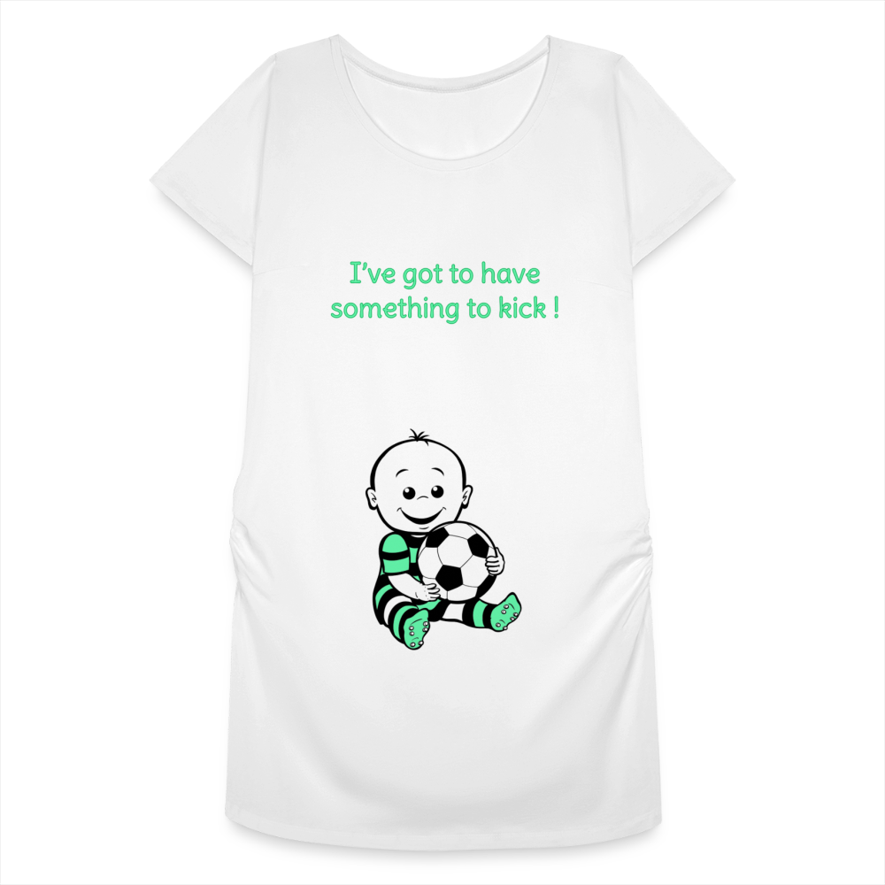 Football Baby – Green – White T-shirt - white