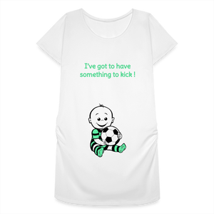 Football Baby – Green – White T-shirt - white