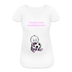 Football Baby – Pink – White T-shirt - white