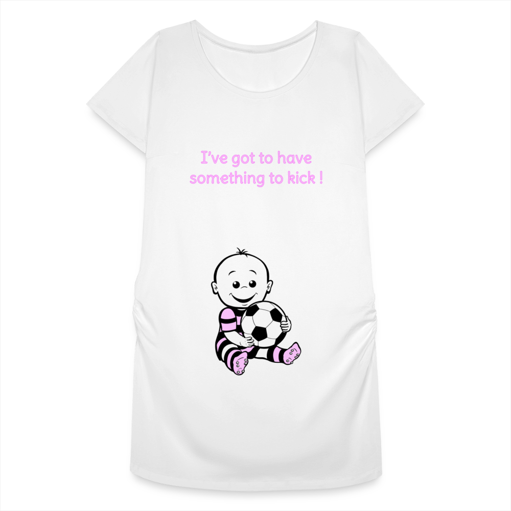 Football Baby – Pink – White T-shirt - white