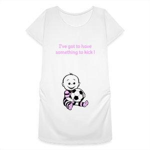 Football Baby – Pink – White T-shirt - white