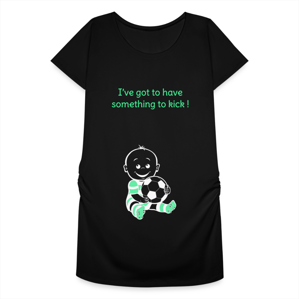 Football Baby – Green – Black T-shirt - black