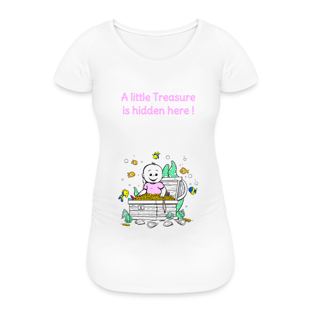 Precious Treasure – Pink – White T-shirt - white