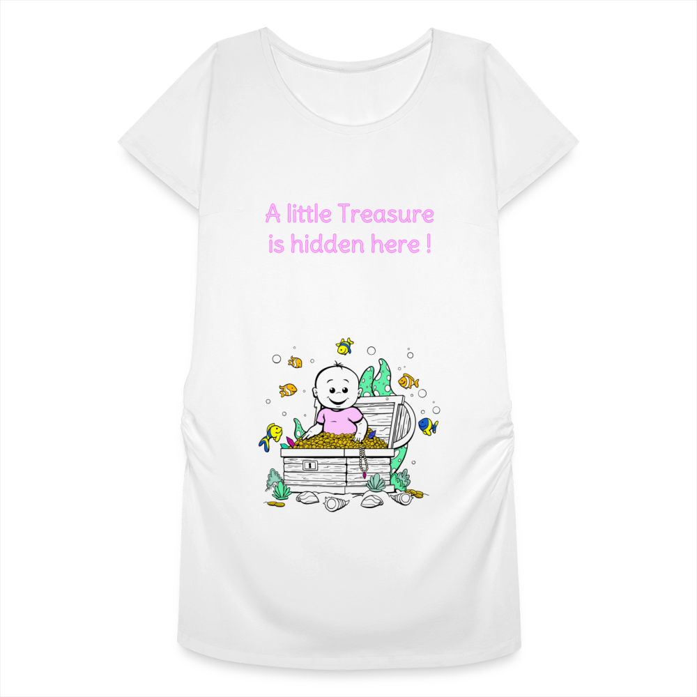 Precious Treasure – Pink – White T-shirt - white