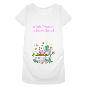 Precious Treasure – Pink – White T-shirt - white