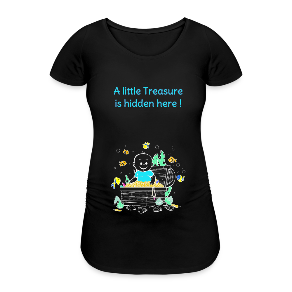 Precious Treasure – Blue – Black T-shirt - black