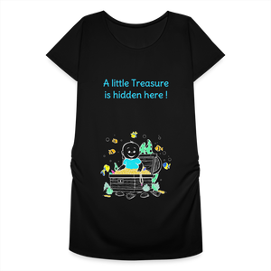 Precious Treasure – Blue – Black T-shirt - black