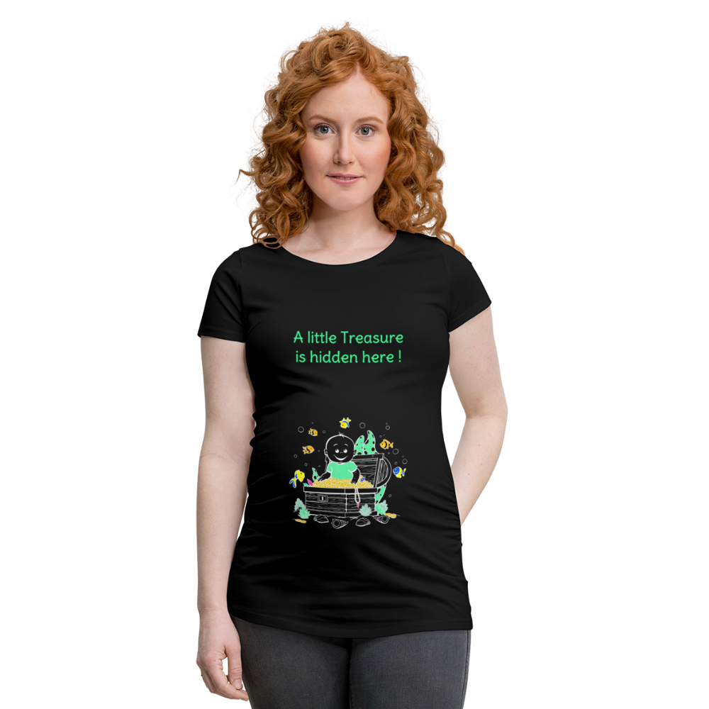 Precious Treasure – Green – Black T-shirt - black