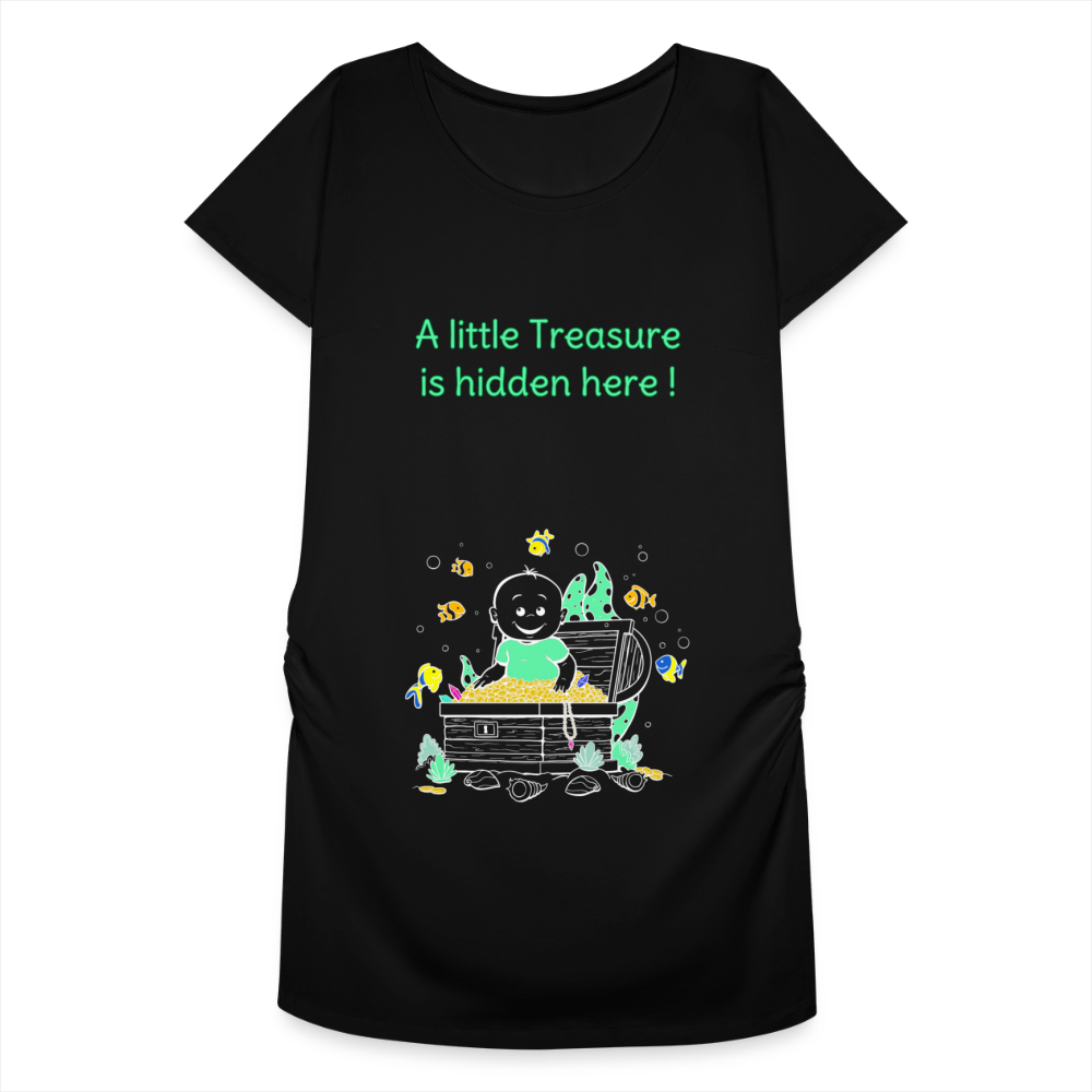 Precious Treasure – Green – Black T-shirt - black