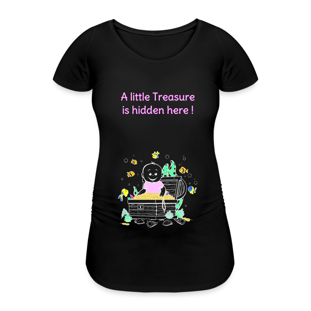 Precious Treasure – Pink – Black T-shirt - black