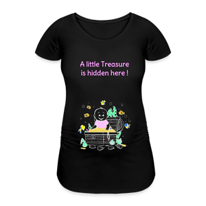 Precious Treasure – Pink – Black T-shirt - black