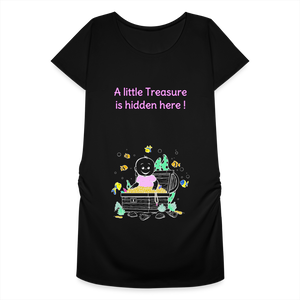 Precious Treasure – Pink – Black T-shirt - black