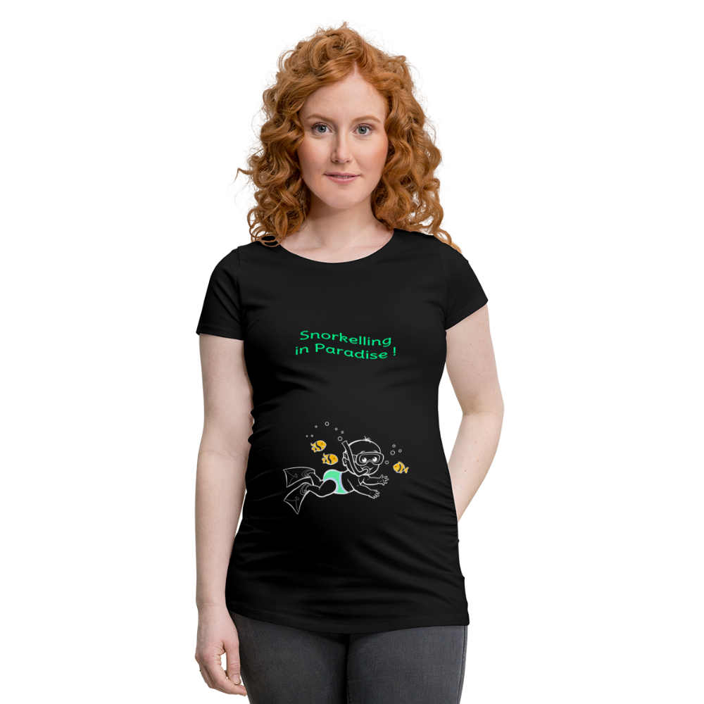 Super Swimmer – Green – Black T-shirt - black