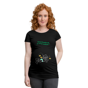 Super Swimmer – Green – Black T-shirt - black